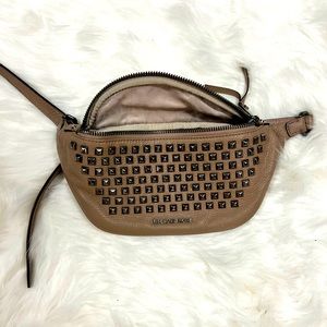 Gray Michael Kors oversized fanny pack, like new!